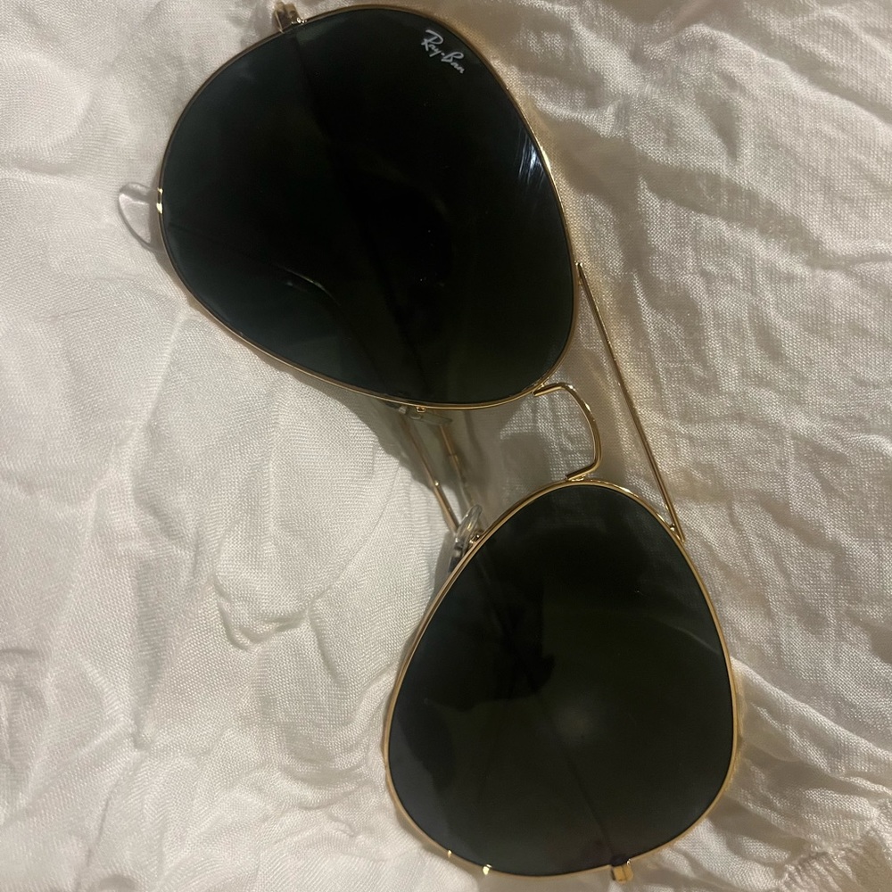 Large ray ban aviator sunglasses